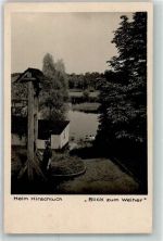 15859 O1233 Storkow , Mark - Heim Hirschluch Blick zum Weiher