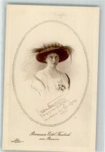 Prinzessin Sophie Charlotte Wohlfahrtskarte Adel Prinz Eitel Friedrich