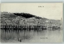 34200 Sete - Vue de la Ville Cette Ruderboot Hafen Kirche