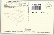 Montreal Flugzeug Air Canada DC 8 Flughafen Foto AK