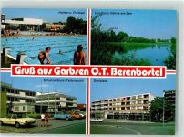 30823 W3008 Garbsen - Hallen- u. Freibad Schulzentrum Oldtimer Dorfplatz OT Berenbostel