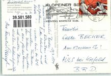 9122 Seelach Foto AK Klopeinersee nur Scan beschnitten