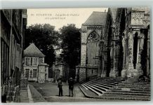 28000 Chartres 1908 - la grille de l`evecke et le portail nord