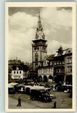 Chomutov Komotau - Marktszene LKW Platz des 1. Mai