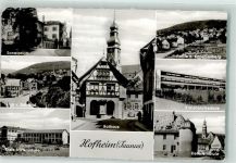 65719 W6238 Hofheim am Taunus 1961 Foto AK Rathaus Sanatorium Kellereischule