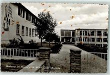 65589 W6253 Hadamar , Westerw Gebrauchsspuren Staatliche Glasfachschule Foto AK
