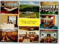 65321 W6209 Springen , Untertaunus Foto AK Schulungs und Erholungsheim der IG Druck und Papier Hörsaal Speisesaal Bibliothek Kegelbahn Bierschwemme Fernsehraum Fremdenzimmer