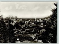 61389 W6384 Oberreifenberg , Taunus Foto AK mit Kirche St. Georg und Burgruine Oberreifenberg