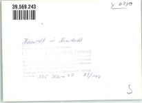 67433 W6730 Haardt an der Weinstraße FOTO KEINE AK Foto Original aus Archiv eines Ansichtskartenverlags Ort handschriftlich