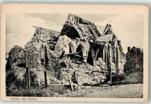 62190 Auchy-au-Bois 1917 Foto AK Kirche Ruine Feldpost WK I