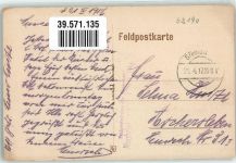 62190 Auchy-au-Bois 1917 Foto AK Kirche Ruine Feldpost WK I
