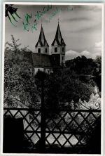 71540 W7157 Murrhardt FOTO KEINE AK Foto Original aus Archiv eines Ansichtskartenverlags Kirche Ort handschriftlich