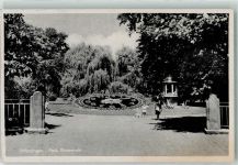 Differdingen Differdange 1943 Gebrauchsspuren Blumenuhr Foto AK