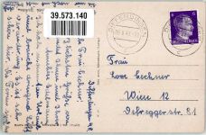 Differdingen Differdange 1943 Gebrauchsspuren Blumenuhr Foto AK