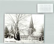 57234 W5901 Rödgen Privatfoto KEINE AK Simultankirche Winter Schnee Ort handschriftlich