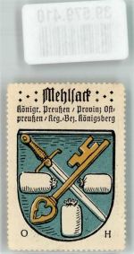 Mehlsack Pieniezno Siegelmarke Wappen
