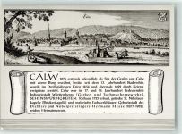 75365 W7260 Calw - nach Kupferstich auf AK