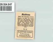 75433 W7133 Maulbronn Vignette Wappen