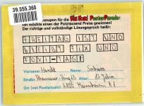 66450 W6652 Bexbach Ganzsache Blumentgarten Aussichtsturm