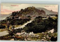 Riesengebirge 1909 - Mannstein Hüttenstempel Peterbaude