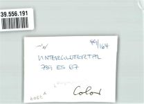 79286 W7804 Unterglottertal FOTO KEINE AK Ort handschriftlich