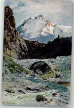 Berge Landschaft HSM Alpen II Splitgerber, A. & F. Künstlerkarte