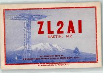 Wellington 1961 KEINE AK Amateurfunk QSL-Karte