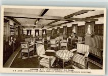 Liverpool - S.S. Lady Limerick Lounge B.und I. Line