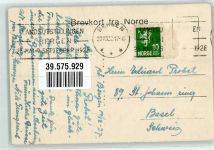 Bergen 1927 Foto AK Denkmal Ort lt. Stempel