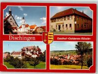 73450 W7925 Dischingen Gebrauchsspuren Gasthaus Goldenes Rössle