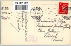 Helsinki Helsingfors 1938 - Reichstag
