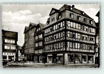 35745 W6348 Herborn , Hess - Marktplatz Oldtimer