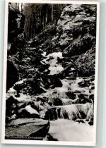 64673 W6144 Zwingenberg , Bergstr Gebrauchsspuren Wolfsschlucht Foto AK