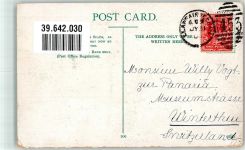 Llanfairfechan 1931 Gebrauchsspuren Tracht Wales Ort lt. Stempel