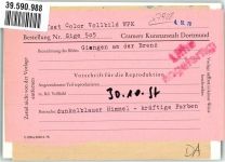 89522 W7928 Giengen an der Brenz FOTO KEINE AK Foto Original aus Archiv eines Ansichtskartenverlags am Postberg Oldtimer Ort handschriftlich