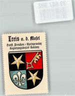 56253 W5402 Karden Vignette Wappen Treis