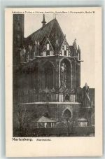Marienburg Malbork Foto AK Kirche Marienbild