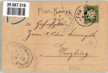 95688 W8591 Friedenfels 1896 - Siegle`sche Güterverwaltung