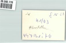 89547 W7929 Gerstetten , Württ FOTO KEINE AK Foto Original aus Archiv eines Ansichtskartenverlags Ort handschriftlich