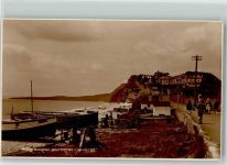 Exeter 1934 Foto AK Strand Fischerboote Budleigh Salterton Beach