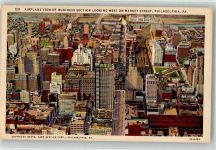 Philadelphia Foto AK Fliegeraufnahme