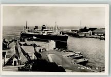 Willemstad Foto AK Hafen Curacao
