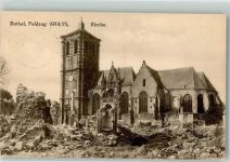 08300 Rethel 1916 Foto AK Kirche Feldpost WK I