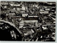 29200 Brest Foto AK Fliegeraufnahme Chateau sur la Penfeld Schloss