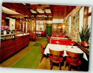77716 W7612 Haslach im Kinzigtal Werbe AK Hotel Gasthaus Ochsen Gaststube mit Theke