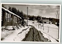 36163 W6416 Poppenhausen Wasserkuppe Winter Schule Schwarzerden