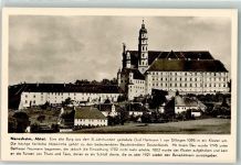 73441 W7085 Neresheim Foto AK Abtei Kirche