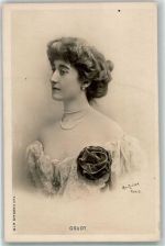 Gsudy Frauenschönheit Glamour Reutlinger (Paris) 1900 Foto AK