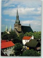 59457 W4760 Werl Foto AK Propsteikirche St. Walburga Fotograf Euler