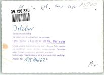 57319 W5920 Dotzlar FOTO KEINE AK Foto Original aus Archiv eines Ansichtskartenverlags Haus Ederblick Ort handschriftlich